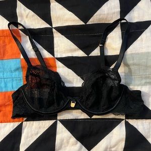 Autograph black lace bra